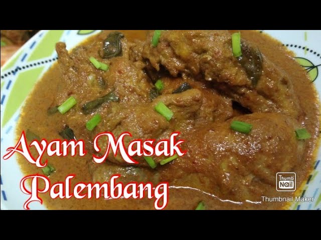 Ayam Masak Palembang  Palembang Chicken Recipe - YouTube