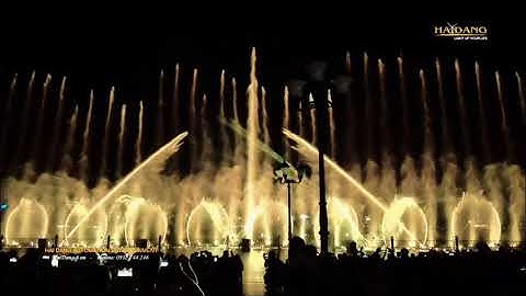 Thi công nhạc nước nghệ thuật toàn quốc, thiết kế lắp đặt đài phun nước âm sàn, vòi béc, đèn, bơm