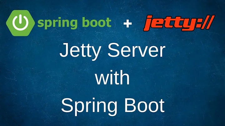 Configure Jetty Server with Spring Boot Application
