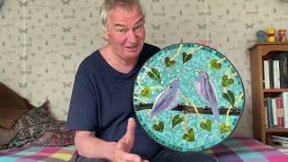 Martin Cheek's mosaic, Two More Turtle Doves::