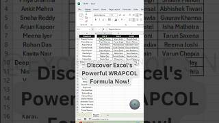 Excel New Function | WRAPCOL Formula in Excel | MS Excel Functions