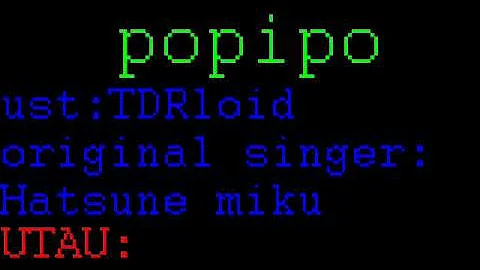 (fujiwara susumu) Popipo (UTAU)