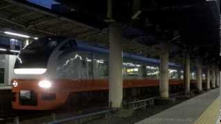 (汽笛付)E653系　臨時特急フレッシュひたち92号　到着後の回送　上野駅発車