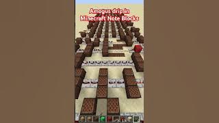 Among Us Drip Theme Song ~ in Minecraft Note Blocks (Among Us Trap Remix) #shorts #minecraft