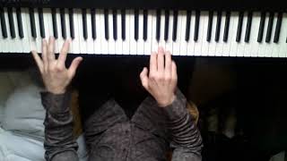Video thumbnail of "Jerry Lee Lewis Honky Tonk Piano Style - Filmed From Above"