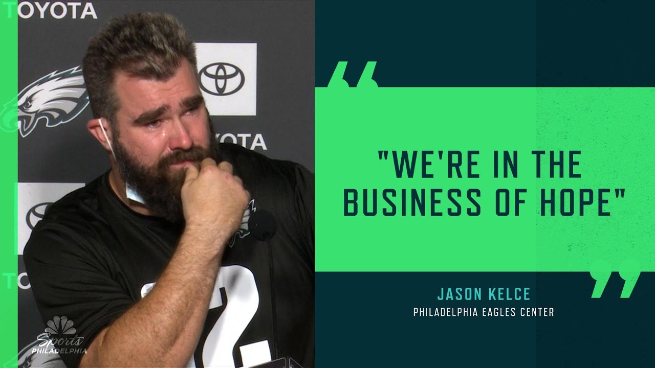 Jason Kelce gets emotional discussing future with Philadelphia ...