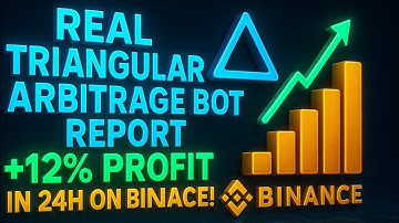 REAL Triangular Arbitrage Bot Report: +12% Profit in 24h on Binance! 🚀
