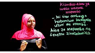 Kiswahili Elimu ya watu wazima Somo la 30: Mapambo