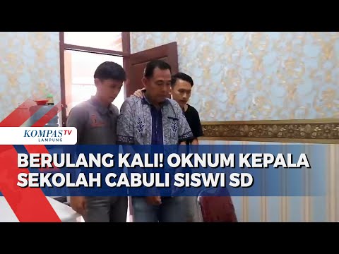 Berulang Kali! Oknum Kepala Sekolah Cabuli Siswi SD