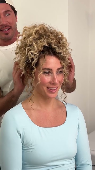  Faux Curly Upstyle using the new Trademark Beauty tiny wand attachment ...