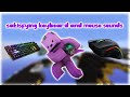 satisfying keyboard and mouse sounds (minecraft skywars asmr)