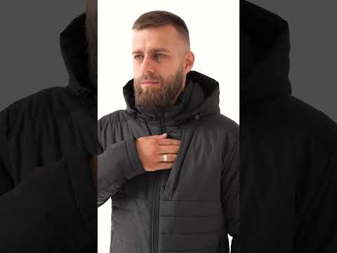 Куртки мужские весна осень от производителя 48-66 черный, видео 1