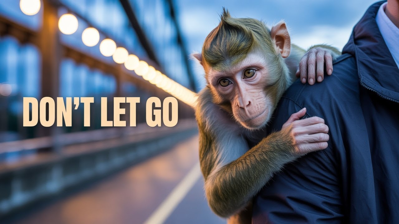 Monkey Saved a Human 💔 | Monkey Helping Human | Emotional Animal Story