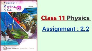 Assignment 2.2 class 11 physics chapter 2 vectors and equilibrium