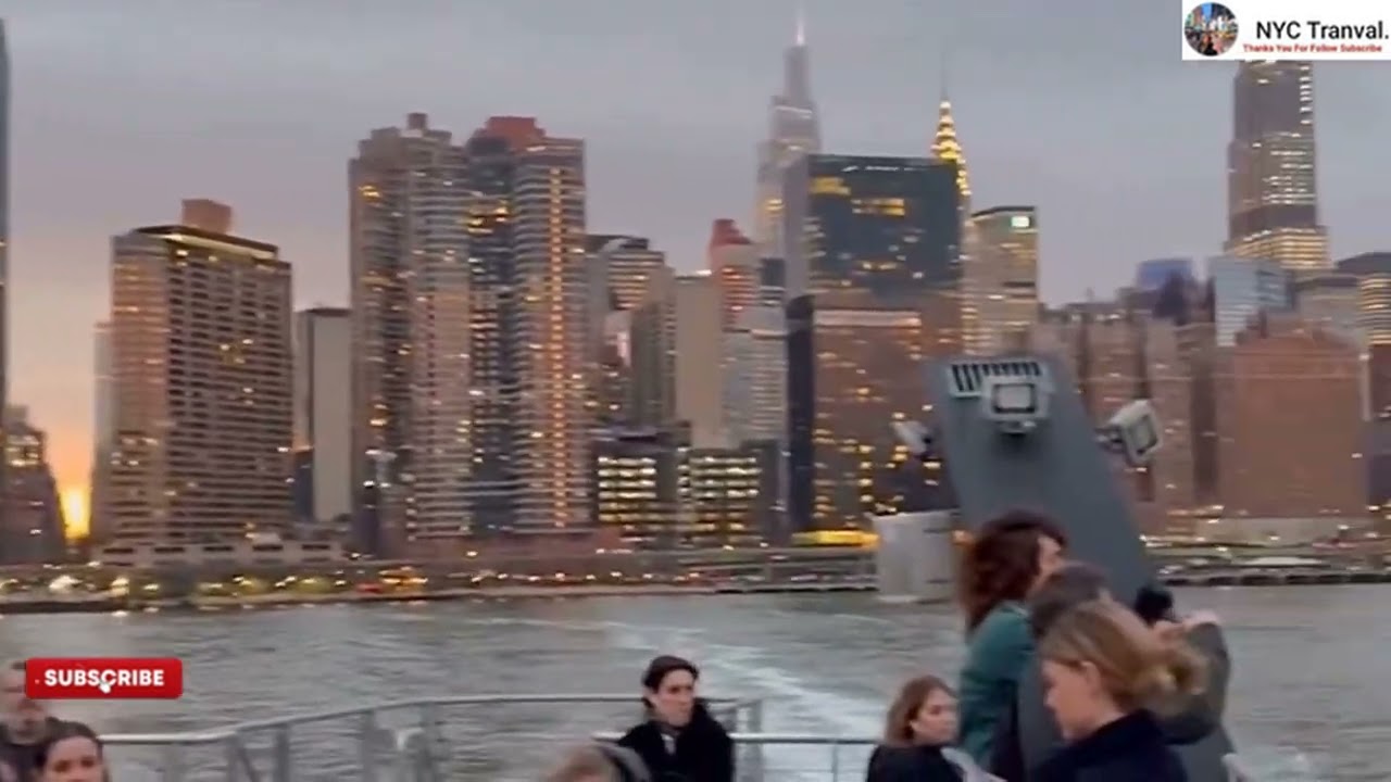 I hopped on the East River Ferry tonight at 34th St in Manhattan and took it down to Wall St in Manh