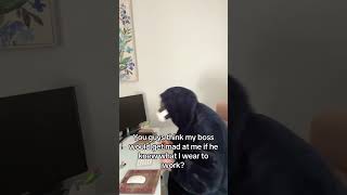 Do you guys think he’d be mad..? #vrheadset #funny #funnymemes #tech