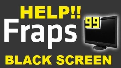 Fraps Records Black Screen After 1903 Win Update Need Help *SOLVED - READ INFO