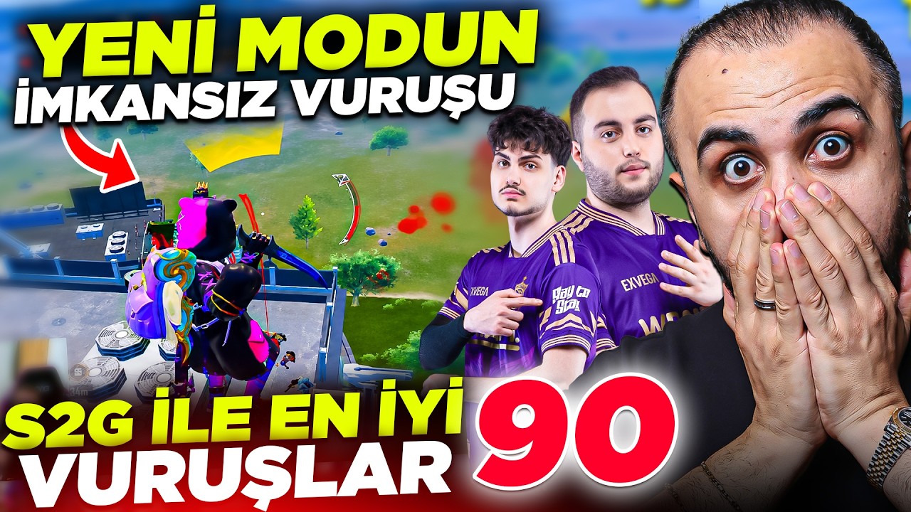 YENİ MODDA ATILAN EN İMKANSIZ BIÇAK! 😱 S2G OYUNCULARIYLA EN İYİ VURUŞLAR #90 - PUBG Mobile