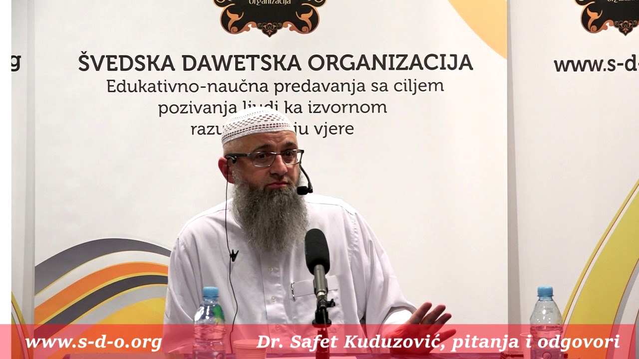 Dr Safet Kuduzović - Propuštanje džuma namaza /audio - Pitanja i odgovori