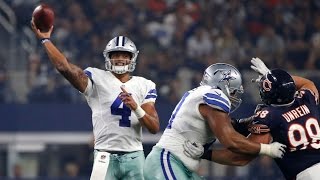 Dak Prescott vs Bears (NFL SNF Week 3 - 2016) - 248 Yards + 1 TD! | NFL Highlights HD