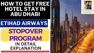 How to get FREE HOTEL STAY in ABU DHABI / Abu Dhabi stopover / ETIHAD AIRWAYS / Jassrose Sandhu