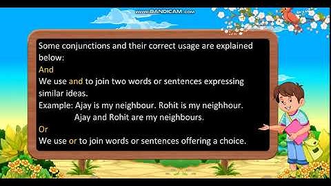 Class 5: Conjunctions