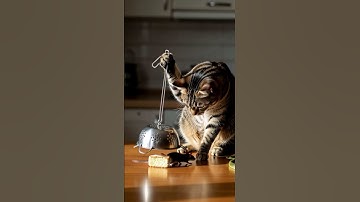 Shocking! 😱😱The cat sets a trap and waits in silence やばすぎ！😱😱猫は罠を仕掛けて静かに待っている #shorts #tabbycat #trap