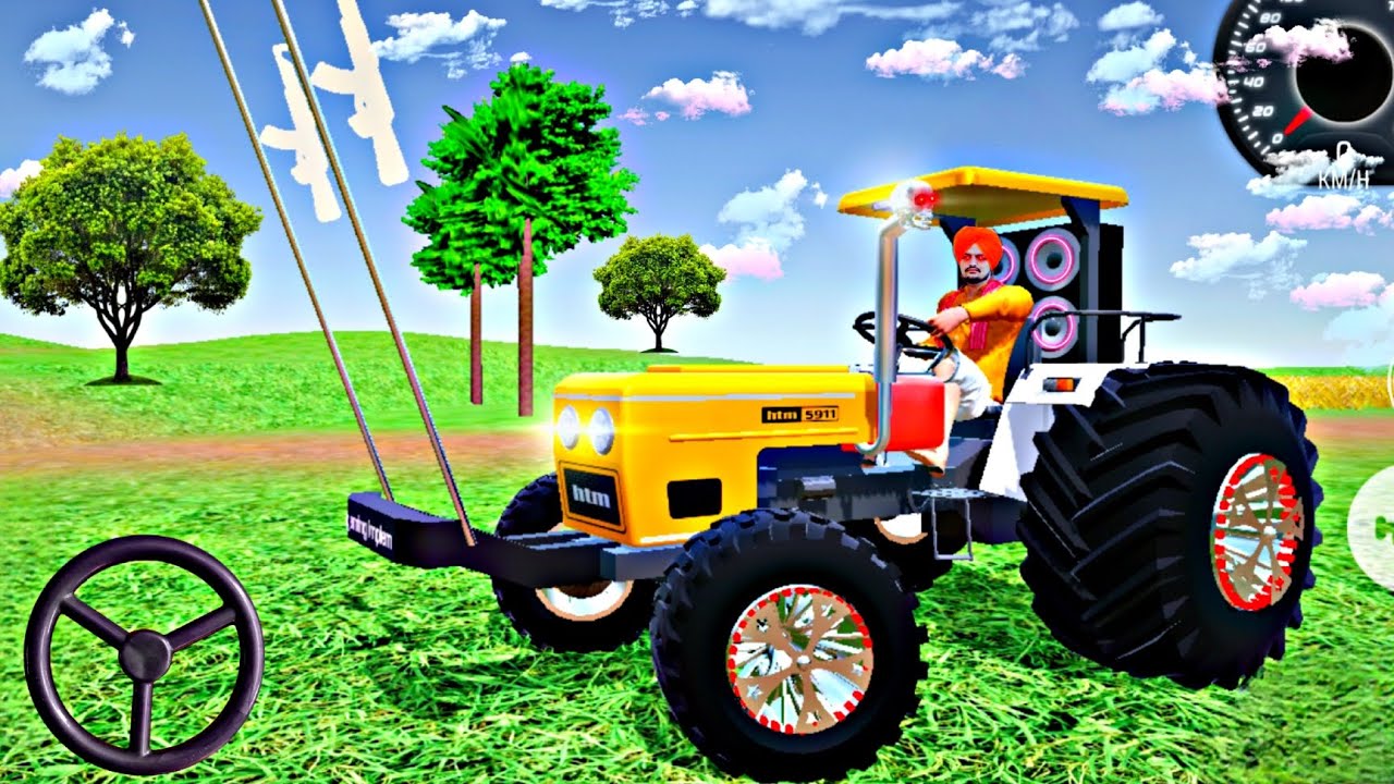 sidhu Moose wala 5911 tractor game - indian tractor simulator Pro New update - best tractor game