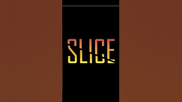 How to Create Sliced Text Effect in Adobe Photoshop | Photoshop Tutorial #shorts
