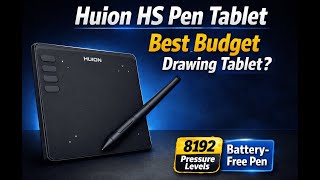 Huion HS64 Pen Tablet Full Set up | Best Budget Graphic Pen Tablet
