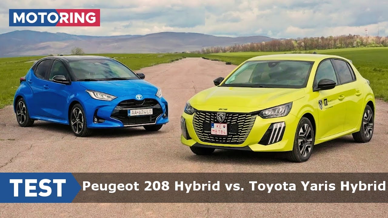 TEST | Peugeot 208 vs. Toyota Yaris | Dokáže mild hybrid konkurovať full hybridu? | Motoring TA3