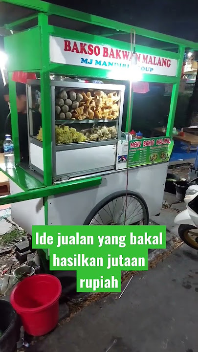 jualan bakso malang,bisa hasilkan jutaan rupiah🤑 #umkm #pedagang #pedagangpinggirjalan