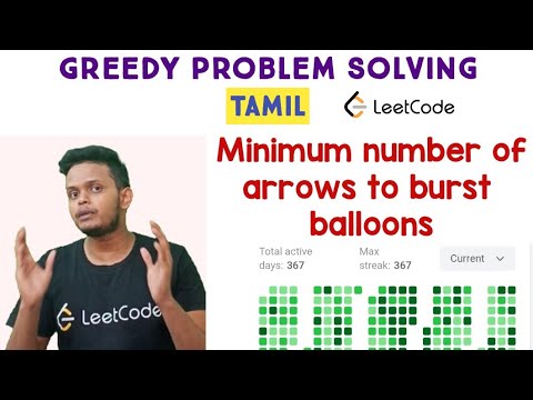 452. Minimum Number of Arrows to Burst Balloons | programming in tamil ...