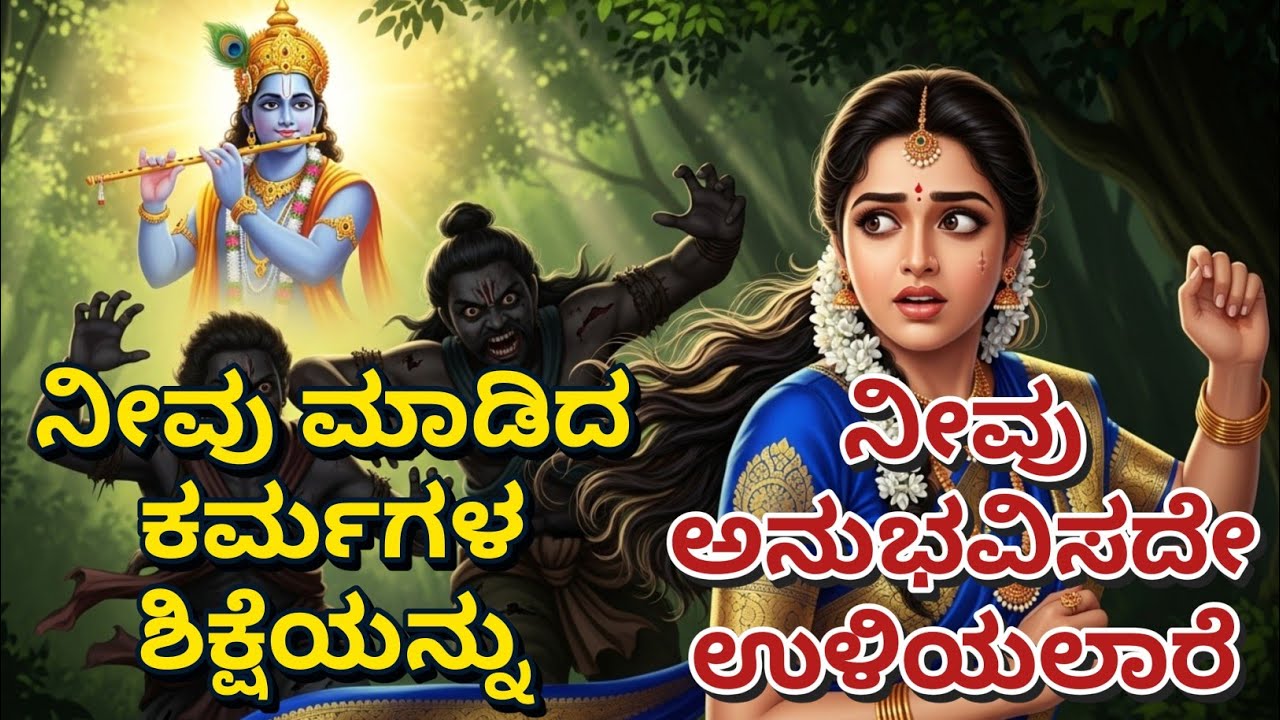 ನೀವು ಮಾಡಿದ ಕರ್ಮಗಳ ಶಿಕ್ಷೆಯನ್ನು, ನೀವು ಅನುಭವಿಸದೇ ಉಳಿಯಲಾರೆ | Kannada Story | Dharma Lessons