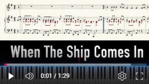 Thumbnail of Bob Dylan - When the Ship Comes in