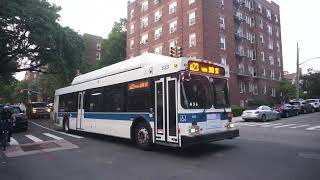 MTA Bus: Forest Hills bound C40LF 633 Q23 at 69 Av/108 St