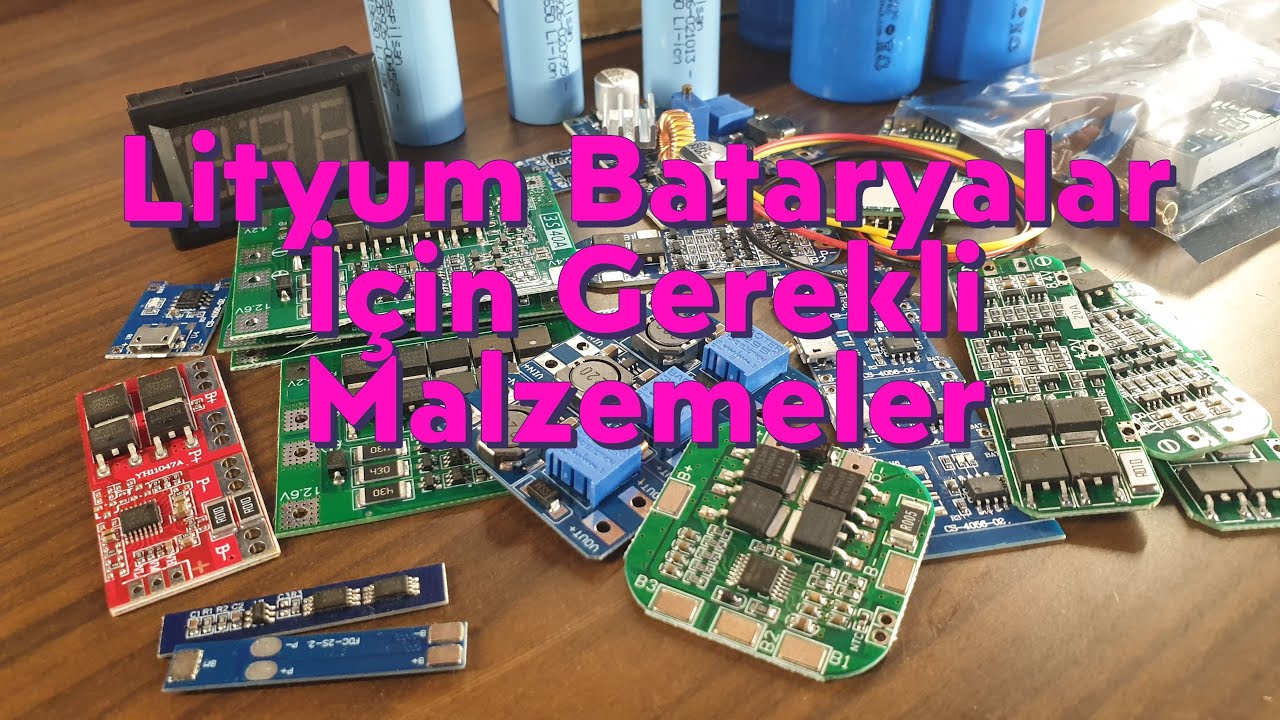 Li Ion Bataryalarda Kullanılan Elektronik Kartlar ve Kutu Açılışı