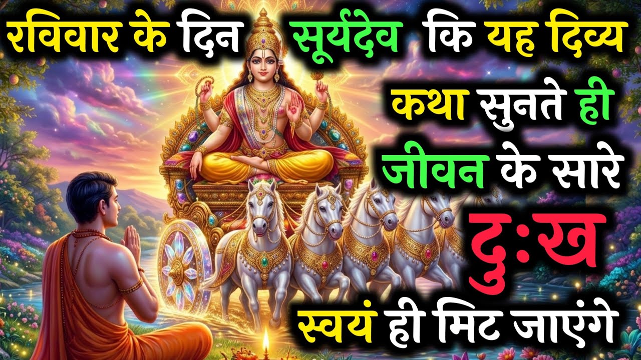 रविवार को भगवान सूर्य की यह दिव्य कथा सुन ली तो जीवन की सारी गरीबी स्वयं मिट जाएगी ! |  Vart Katha