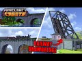 Upgrading My Railway With DRAWBRIDGES In Minecraft Create Mod