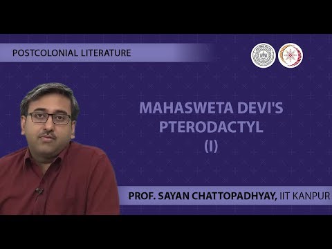 Lecture 18 - Mahasweta Devi&rsquo;s Pterodactyl (I)