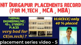 NIT Durgapur placements | M.tech | MCA | MBA