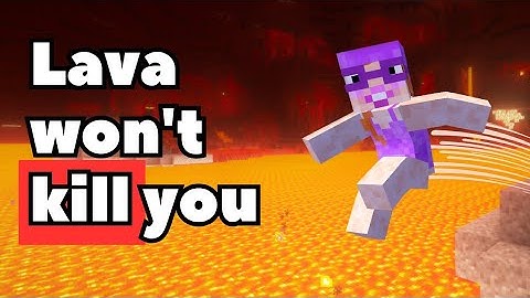 Best ways to SURVIVE falling in LAVA in Minecraft - 11 Tips & Tricks