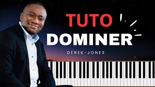 DOMINER (Dereck-Jones) TUTO PIANO (Intro)  #gospelpiano #MFJr #Dereckjones #tutopiano #coursdepiano