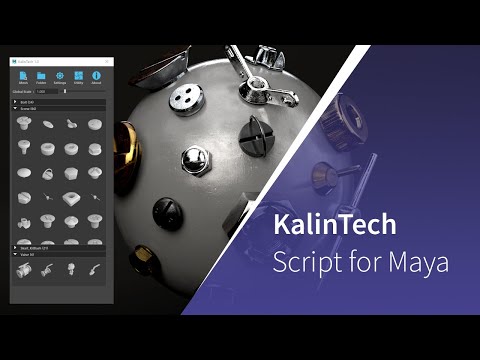 Kalintech v1.0 - Script for Maya 2019/2020