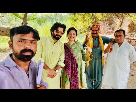 Khori khay ghumri k set pe artist sen se pehle tiyari kr rahe hen sindhi drama making comdey khajoo