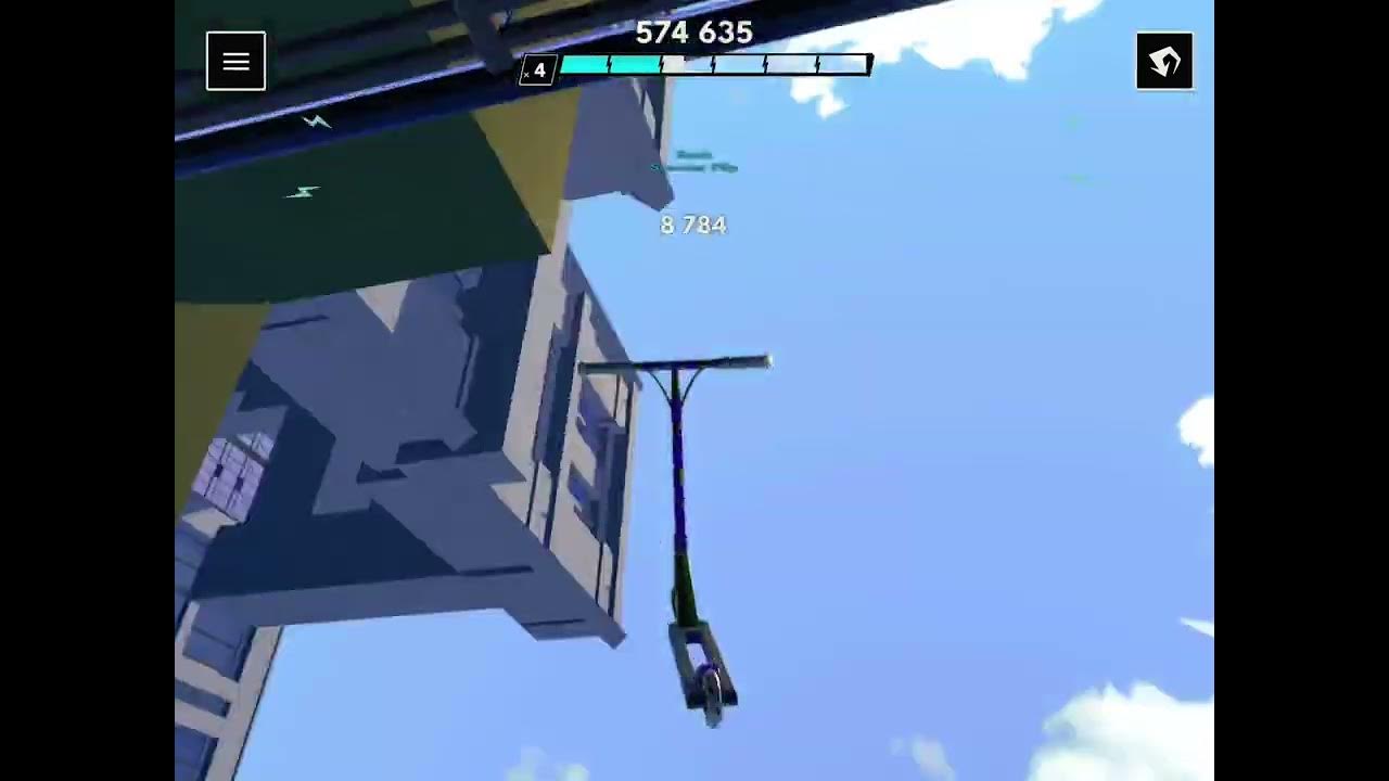 The star path in the hillside on touchgrind scooter YouTube