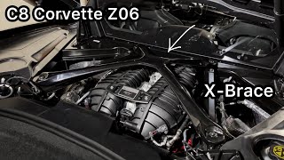C8 Corvette Z06 X-Brace Install