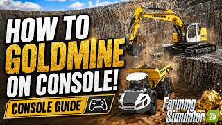 HOW TO GOLDMINE ON CONSOLE IN FS25 (updated)