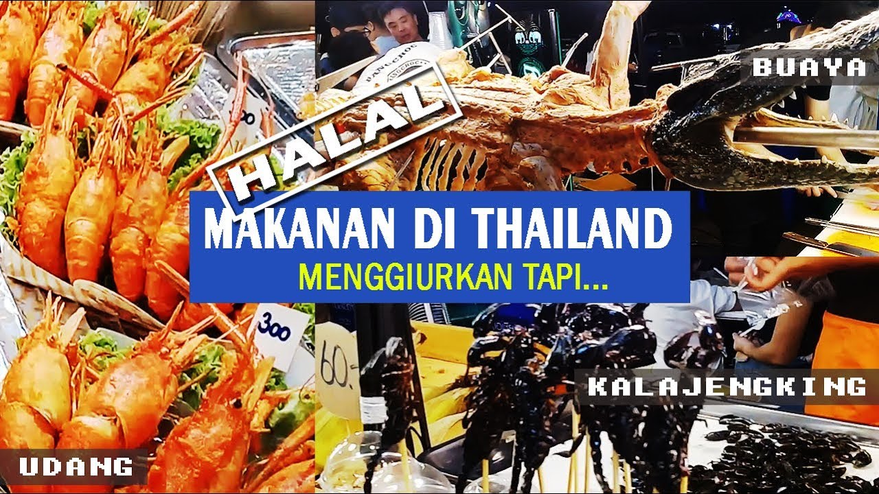 MAKANAN MURAH DAN ENAK DI THAILAND | JAJANAN HALAL DI THAILAND