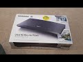 Unboxing Samsung UBD M9000 UHD Blu-ray Player